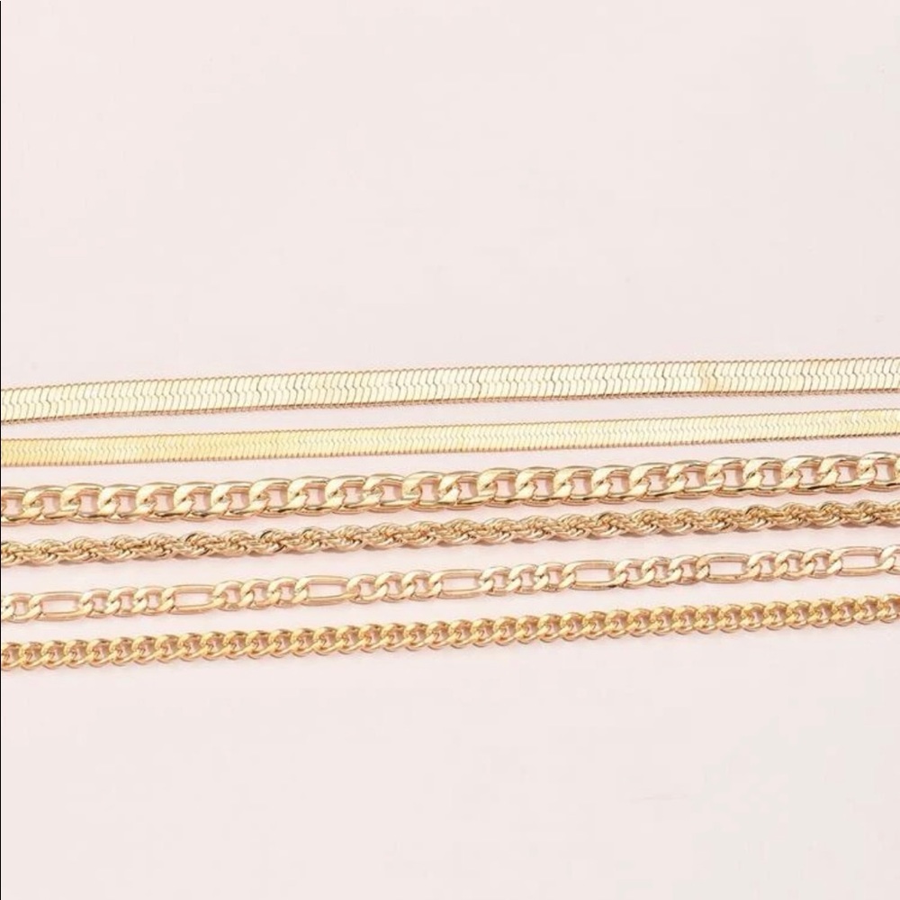 ✨Gold Chain Layered Bracelets (Boutique) - Picture 5 of 7